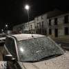 La nieve llega al sur de Badajoz