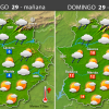 Previsión meteorológica en Extremadura. Días 28, 29 y 30 de enero