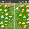 Previsión meteorológica en Extremadura. Días 18, 19 y 20 de enero