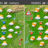 Previsión meteorológica en Extremadura. Días 19, 20 y 21 de enero