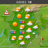 Previsión meteorológica en Extremadura. Días 17, 18 y 19 de enero