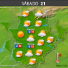 Previsión meteorológica en Extremadura. Días 19, 20 y 21 de enero