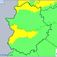 La alerta por frío se mantiene en el norte y en las Vegas del Guadiana
