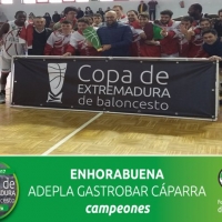 El Adepla se proclama campeón de Extremadura de baloncesto
