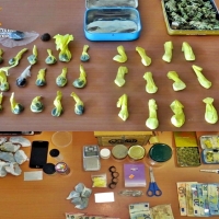 Dos jóvenes detenidos por tráfico y consumo de drogas en su vivienda