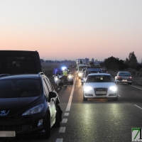 Tres vehículos implicados en un accidente en Valdebótoa (Badajoz)