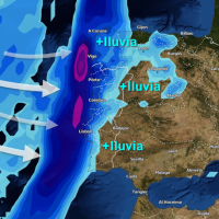 La lluvia volverá de forma generosa a Extremadura esta semana