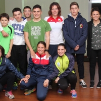 La olímpica María Ribera transmite su experiencia a las jóvenes promesas