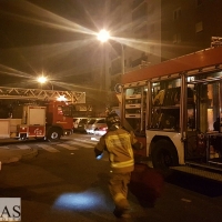 Salvan a una mujer tras incendiarse su vivienda en Badajoz