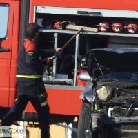 Accidente de tráfico en la autopista