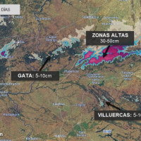 Nevadas abundantes en el norte de Cáceres durante los próximos días