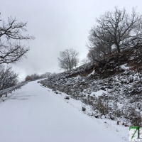 El Puerto de Honduras (Cáceres) continúa cerrado por nieve