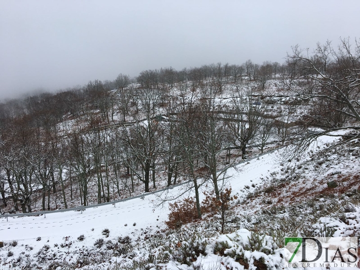 El Puerto de Honduras (Cáceres) continúa cerrado por nieve