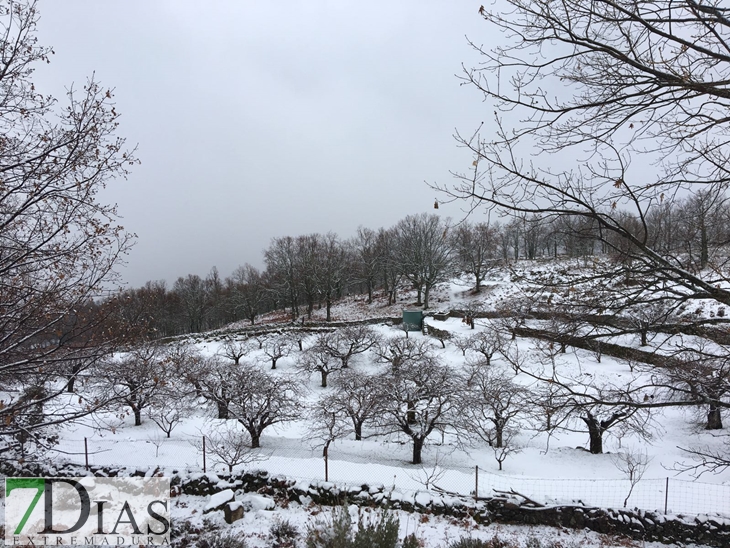 El Puerto de Honduras (Cáceres) continúa cerrado por nieve