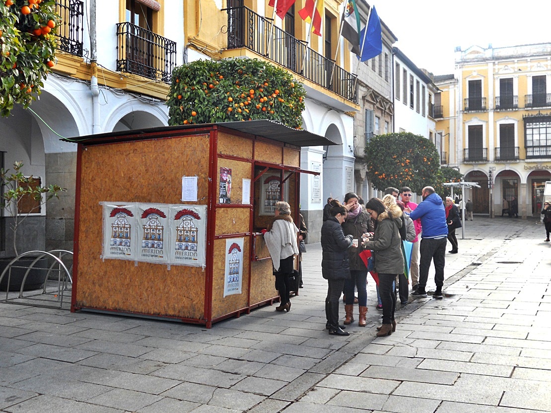 Instalada la taquilla para las entradas al concurso del Carnaval Romano