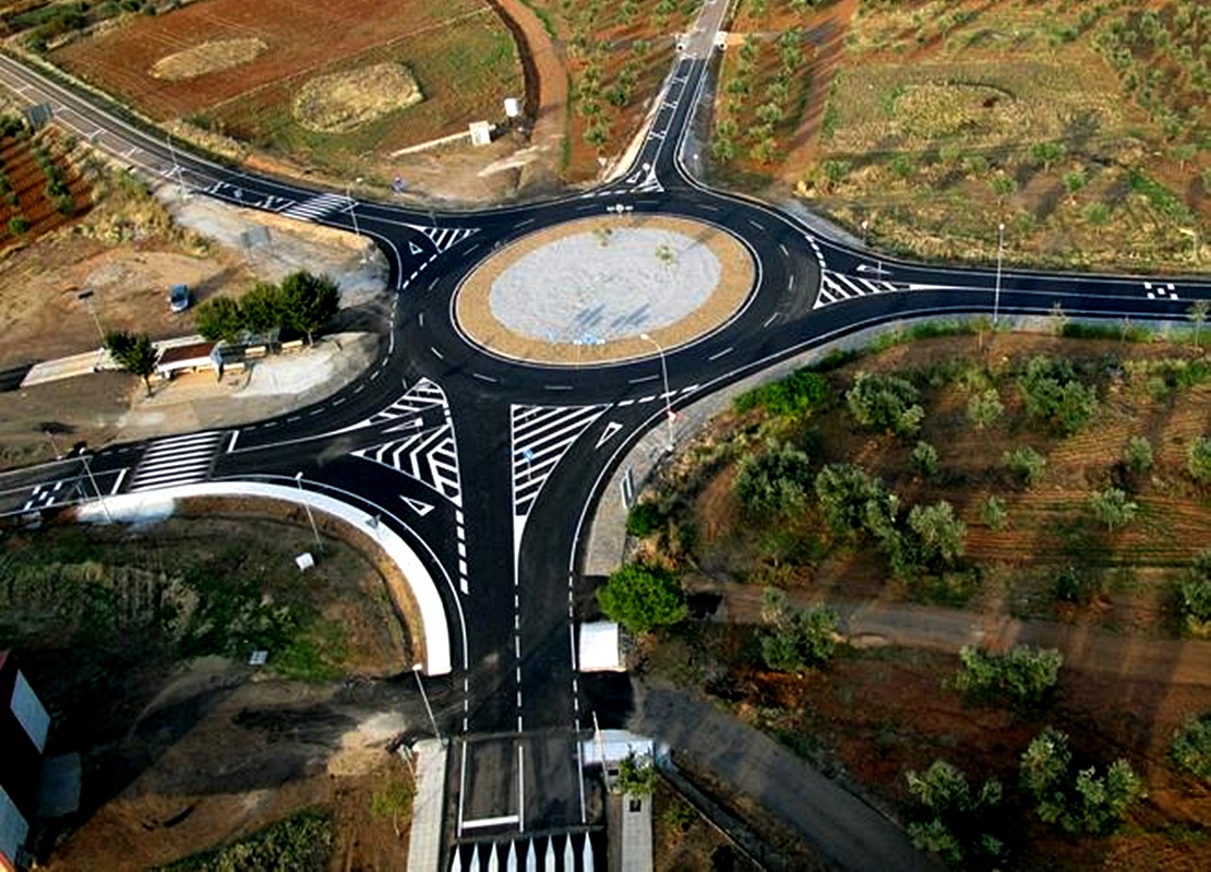 Las carreteras extremeñas presentan un riesgo medio-bajo de accidente