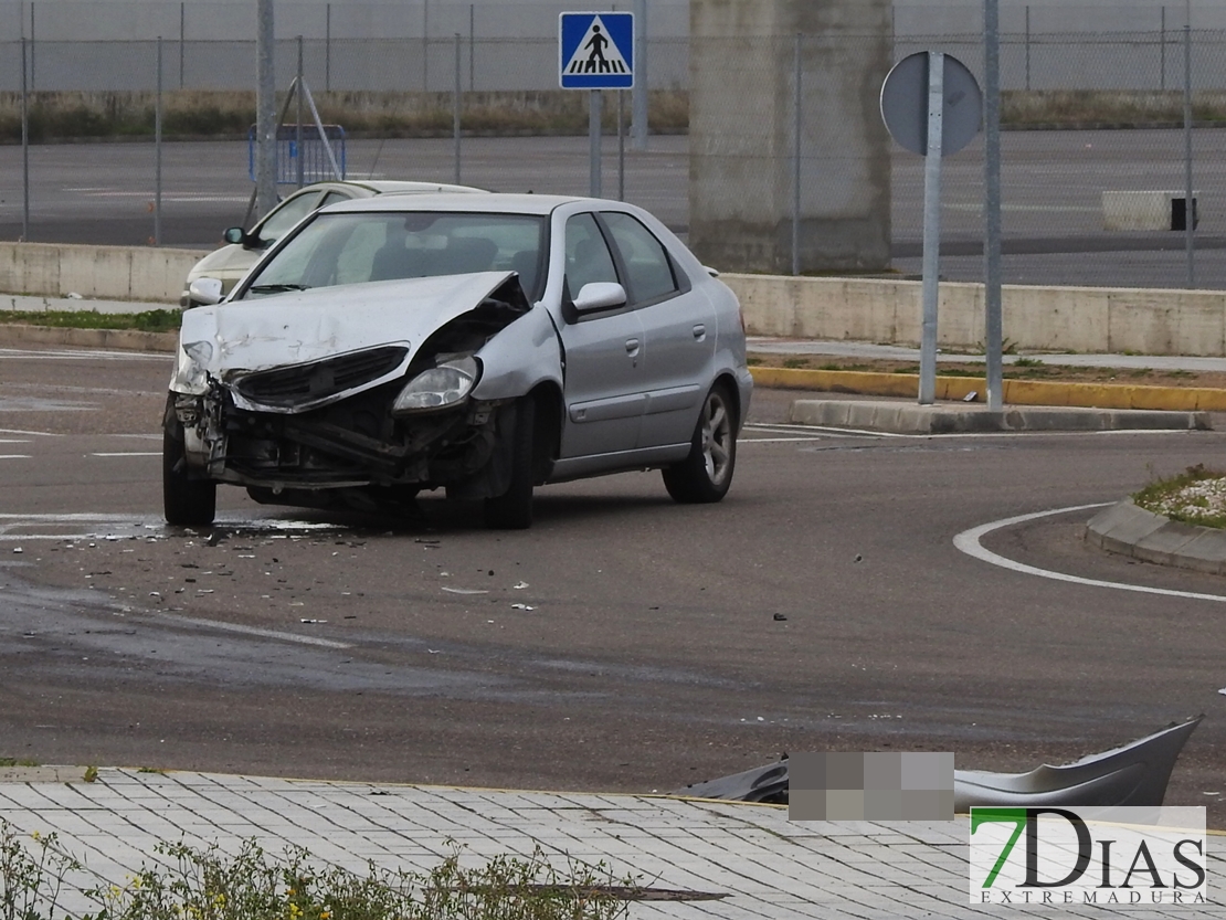 Accidente en el Polígono El Nevero de Badajoz