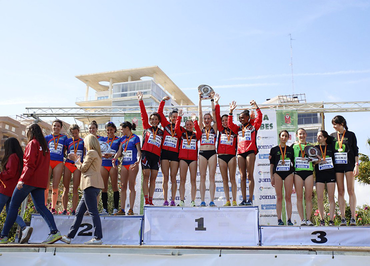 Dos oros y una plata para Extremadura en el nacional de cross por equipos