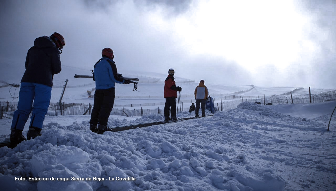 Importante nevada en La Covatilla y gran parte del Sistema Central