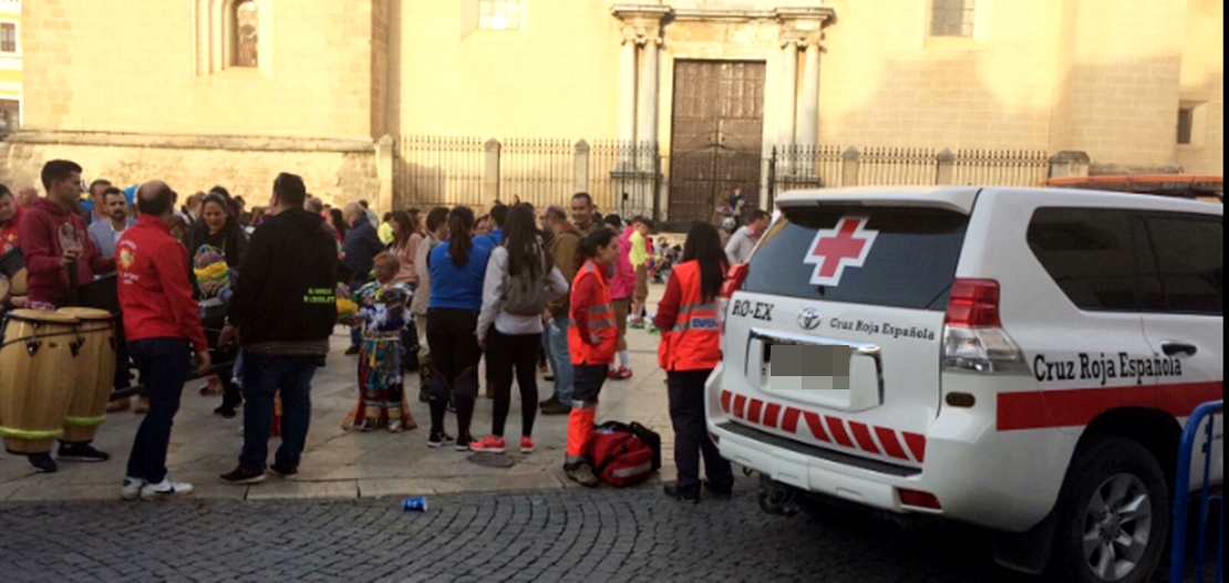 Atendidas doce personas en la primera jornada del Carnaval de Badajoz