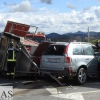 Dos mujeres atrapadas en un accidente en Tierra de Barros