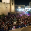 Revienta la plaza de España con el pregón del Carnaval