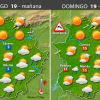 Previsión meteorológica en Extremadura. Días 18, 19 y 20 de febrero