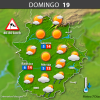 Previsión meteorológica en Extremadura. Días 17, 18 y 19 de febrero