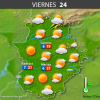 Previsión meteorológica en Extremadura. Días 22, 23 y 24 de febrero