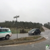 Fotografías de la nieve caída ayer en la Sierra de San Mamede