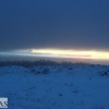 Fotografías de la nieve caída ayer en la Sierra de San Mamede