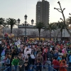 Pacenses y turistas vuelven a llenar Badajoz durante el Carnaval de día