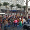 Pacenses y turistas vuelven a llenar Badajoz durante el Carnaval de día