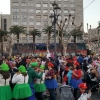 Pacenses y turistas vuelven a llenar Badajoz durante el Carnaval de día