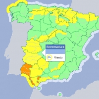Activadas las alertas por viento en Extremadura