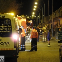 Incendio en una vivienda de la barriada de Llera (Badajoz)