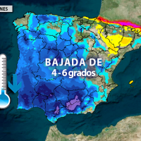 Notable caída de temperaturas y posibles nevadas este viernes en Extremadura