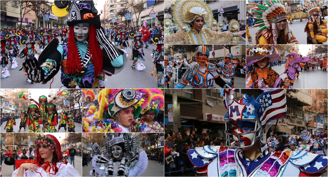 Imágenes del Desfile Infantil de Comparsas de Badajoz 2017. Parte 2