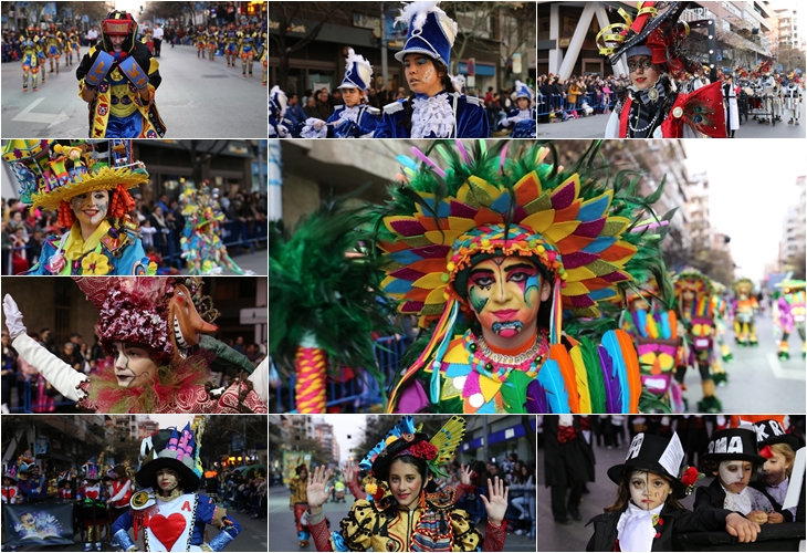 Imágenes del Desfile Infantil de Comparsas de Badajoz 2017. Parte 3