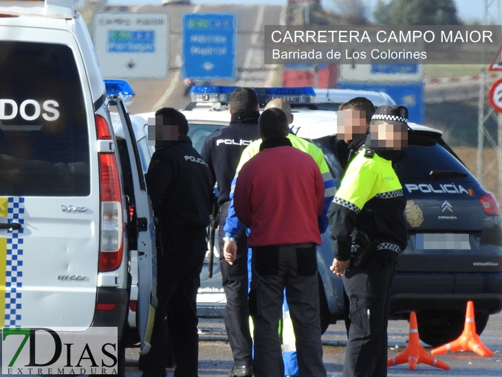 Imágenes de la accidentada persecución policial por las calles de Badajoz