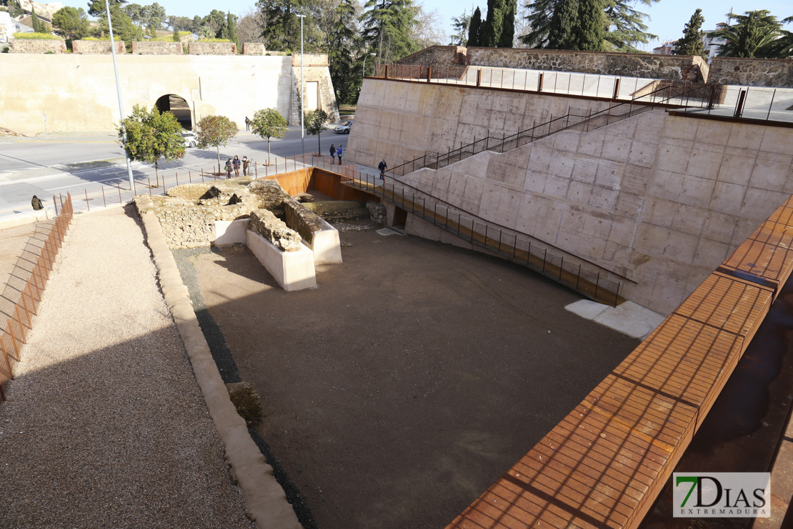 Así ha quedado el Baluarte de la Trinidad en Badajoz