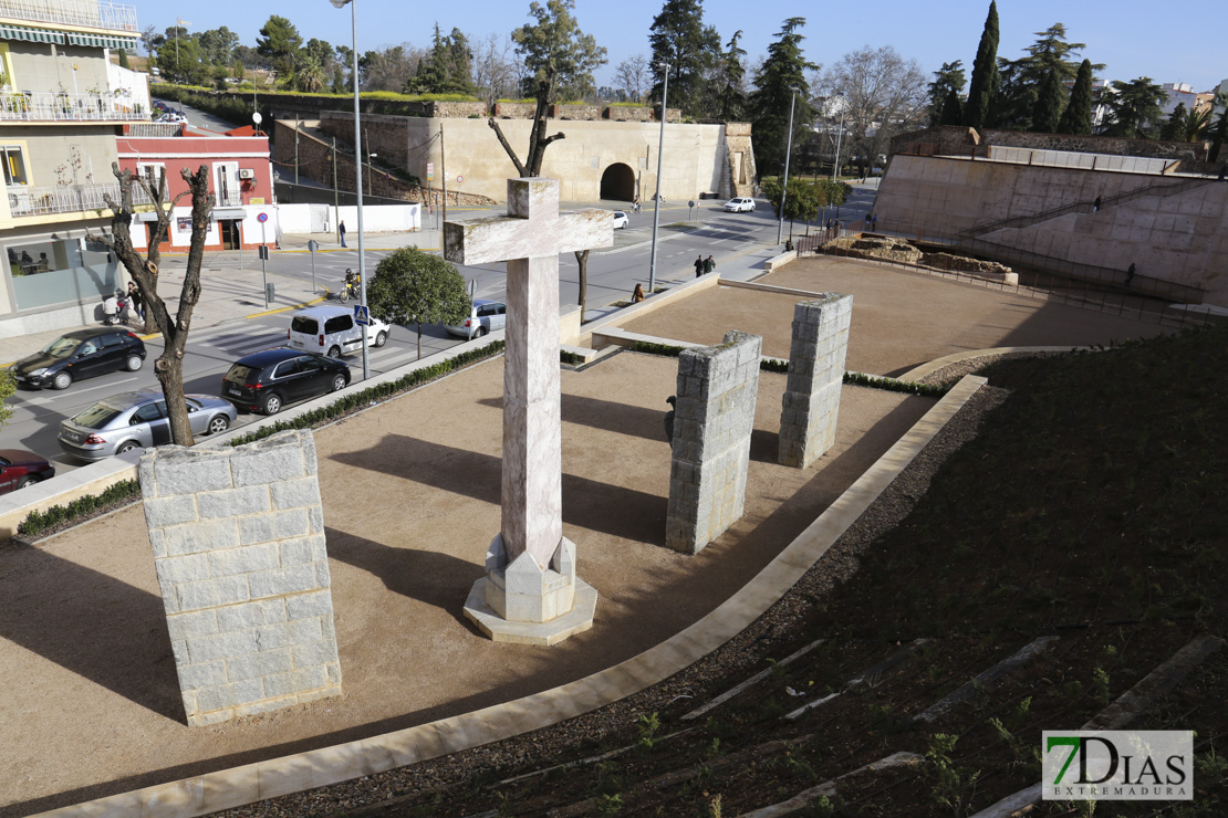 Así ha quedado el Baluarte de la Trinidad en Badajoz