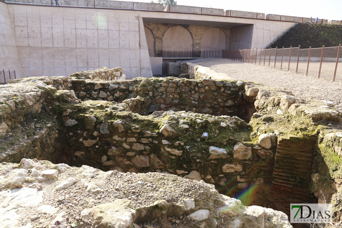 Así ha quedado el Baluarte de la Trinidad en Badajoz