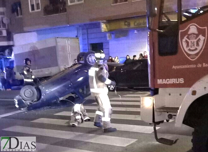 Accidente grave en la barriada de San Roque (Badajoz)