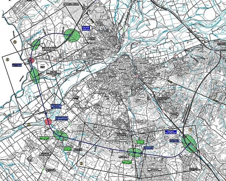 El proyecto de la Ronda Sur de Badajoz se expone a información pública