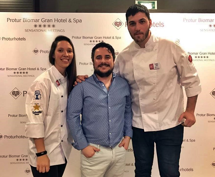 Dos alumnos extremeños de Hostelería compiten en un concurso nacional