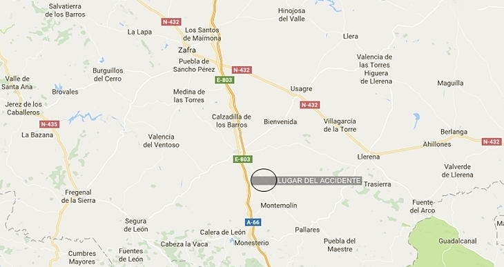 Trágico accidente de tráfico en la provincia de Badajoz