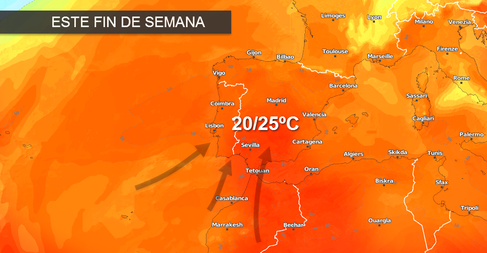 Sol y 25ºC este fin de semana en Extremadura, ¿durará mucho?