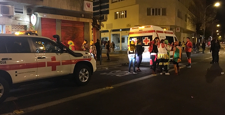 Cruz Roja realizó 139 asistencias durante el Carnaval en Badajoz