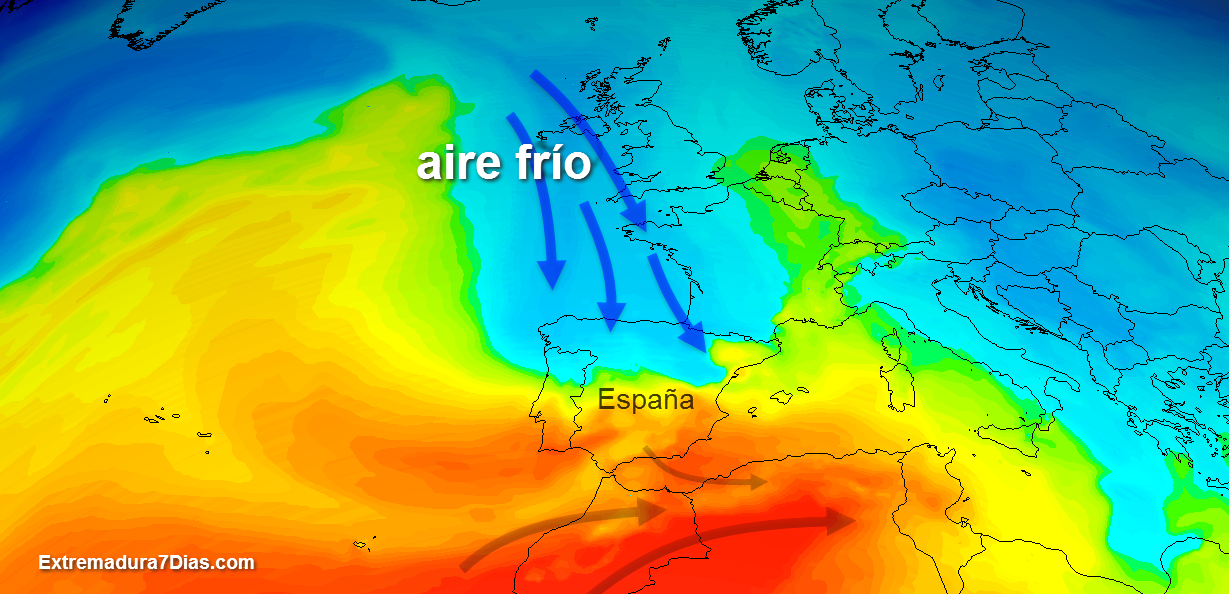 Brusco descenso de temperaturas durante los próximos días